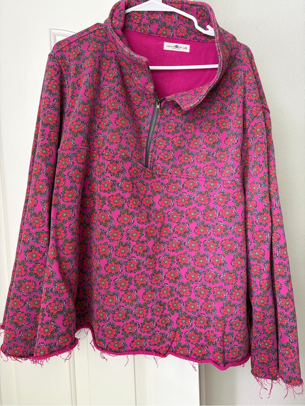 Natural life floral sweatshirt